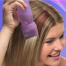 Multicolor shampoo bottle Hair dye bottle Refillable Bottle comb tooth bottle