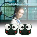 2pcs Cartoon Animal Silicone Racquet Tennis Racket Anti Shock Absorber (A)