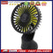 F402 Vehicle Fan with Suction Cup 3 Wind Speed Angle Adjustable USB Fan for Desk