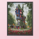 Full Cross Stitch Art Paint 14CT Counted Cabin Embroidery Wall Hanging Ornament
