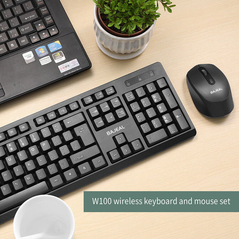 2.4G Wireless Keyboard Mice Combo Kit Computer Accessories for Notebook Desktop PC