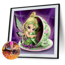 Rhinestone Kit DIY Big Eyes Elf 5D Full Round Drill Diamond Painting (B987)