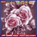 Rose 5D Diamond Painting Embroidery DIY Craft Cross Stitch Home Decor(Pink