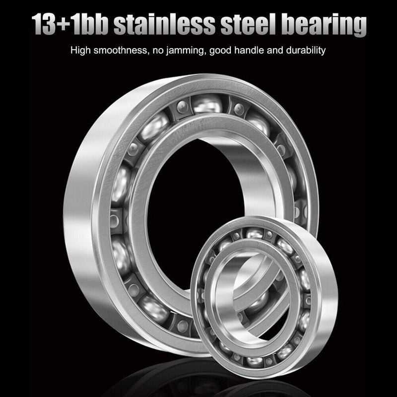 #A Spinning Fishing Reel Metal Line Cup Spool 13+1 Bearings Wheel for Long Shot