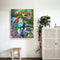 Flower Bird Oil Paint By Numbers DIY Handpainted on Canvas Wall Art (B1040)