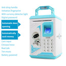 Fingerprint Piggy Bank Password Money Storage Cash Saving Box (Navy Blue) Newly