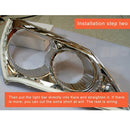 60cm DRL Soft Tube Car LED Headlight Running Strip Light Running Light Fog Lamp