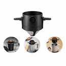 Travel Portable Folded Coffee Dripper Paperless Coffee Filter Coffee Holder
