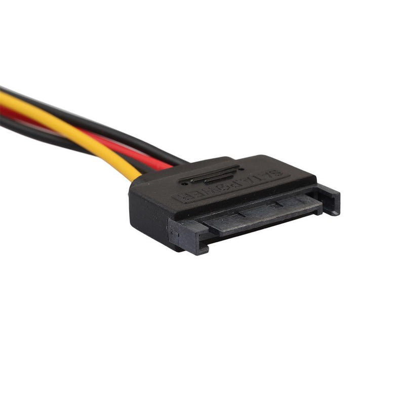 SATA 15pin Male to IDE Big 4pin Hard Disk Drive Power Cord Connector Cable