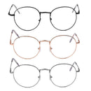 Metal Portable Eyeglasses Frame Round Glasses Optical Glasses Spectacles