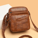 Retro Designer Small Handbag for Women PU Soft Leather Crossbody Shoulder Bags