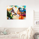 Painting By Numbers Acrylic Handmade Girl and Beast Digital Picture Art Decor