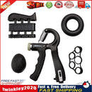 5pcs Heavy Gripper Set Hand Exerciser Grip Wrist Strength Training (Black) Newly