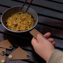 Handle Cover Camp Bowl Cover Triangular Leather Buckle Shera Bowl Gloves