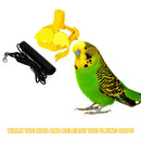Ultra Light Parrot Flying Sling Leash Training Bird Traction Strap (Yellow)