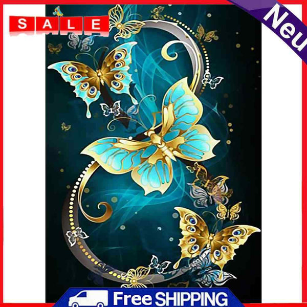 Oil Paint By Numbers Butterfly Coloring Picture Drawing L487