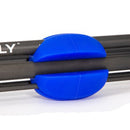Fishing Rod Stop Egg Shape Jammed Protection Fix Bait Fishing Gear (Blue) Newly