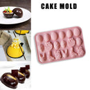 Easter Mold Bunny Eggs Silicone Baking Mould Pudding Tray Pastry Tools Newly