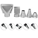 5 Set Hot Air Blower Hot Air Gun Hot Air Blower Nozzle Made Of Stainless Steel~