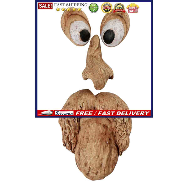 Old Man Tree Face Hugger, Funny Bark Facial Features Art Decor for Yard, Ga