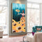 Frameless Oil Paint By Numbers DIY Flowered Skirt Girl Picture Craft for Home