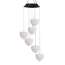 Wind Chimes Solar Powered LED Colorful Light Hanging DIY Garden Party Deco E6B4
