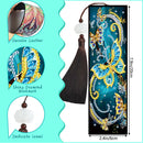 2pcs DIY Diamond Painting Leather Bookmark Butterfly Tassel Crafts (FQY030)