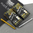 12pcs DIY Metallic Craftwork Pen Waterproof Kid Stationery (6Gold+6Silver) Newly