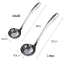 Gadgets Soup Oil Separation 304 Stainless Steel Spoon Filter Grease Colander