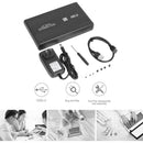 3.5 inch USB 2.0 to SATA Port SSD Hard Drive Enclosure 480Mbps External HDD Case