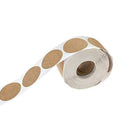500pcs/1roll Baking Brown Blank Label Round Shape Paper N0R1 Kraft DIY F5E5