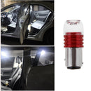 2pcs 1156 1157 3W LED High Light Car Brake Signal Turn Tail Lights(Red)
