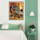 Diamond Painting 5D Full Round Drill Mosaic DIY Tigers World Wall Decoration Kit