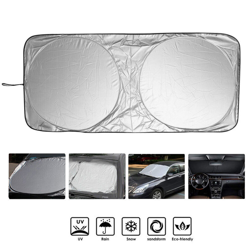 Car Windshield Sun Shade Block Cover Anti UV Visor Protector (160X85cm)