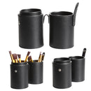 Travel Leather Cosmetic Brush Pen Holder Storage Makeup Empty Holder   Newly