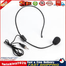 Head Mounted Microphone 3.5mm Wired Headset Mic for Teacher Guide Speech Newly
