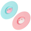 Reusable Coffee Mug Cup Cover Anti-Scalding Suction Lid Sealed Cover