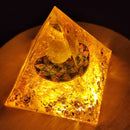 Orgone Pyramid Handmade Healing Crystal Reiki Energy Generator Orgonite Ornament