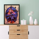 Rhinestone Halloween Pumpkin Full Round Drill Diamond Painting Set Home Dec