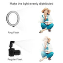 10"" LED Selfie Ring Light Makeup Studio Video Lamp with Tripod Cell Phone Holder