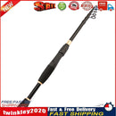 Telescopic Spinning Rock Fishing Rod Portable Carbon Fiber Pole (2.1m) Newly