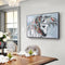 Mosaic Special Shaped DIY 5D White Horse Diamond Painting Drawing Wall Kit Newly