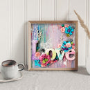 Diamond Painting Letters Full Square Drill Picture of Rhinestone DIY Drawing