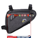 Bike Frame Bag - Bicycle Waterproof Triangle Bag Top Tube Storage Pouch