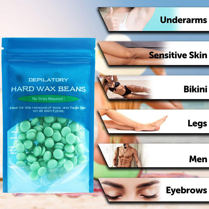 #A Wax Beans Depilatory Hard Wax Beans for Face Legs Arm Armpit Body Skin Care