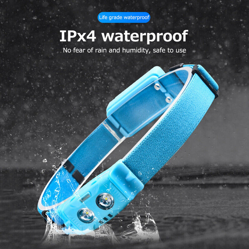 Portable LED Camping Lantern Headlight Outdoor Tent Hiking Emergency Lights