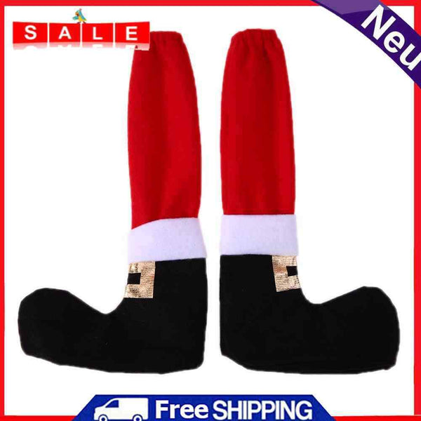 1/2/4Pcs Merry Christmas Chair Leg Cover Party Christmas Table Decoration for