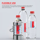 MTB Road Bicycle Bottle Holder Aluminum Alloy Bike Kettle Cup Rack (Sliver)