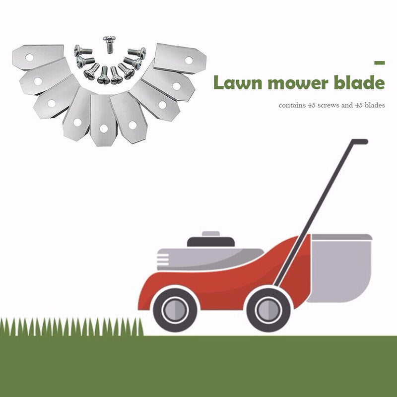 45pcs/set Garden Grass Trimmer Head Lawn Mower Blade Outdoor Weeding Access
