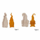 Gnome Casting Mould Keychain Crafting Santa Claus Mold Gnomish Pendants Making